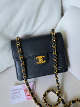 Load image into Gallery viewer, Chanel Mini Sellier Square Caviar Midnight Navy 24k Gold