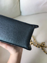 Load image into Gallery viewer, Chanel Mini Sellier Square Caviar Midnight Navy 24k Gold