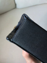 Load image into Gallery viewer, Chanel Mini Sellier Square Caviar Midnight Navy 24k Gold