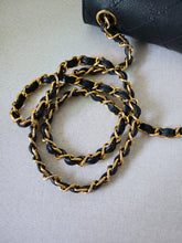 Load image into Gallery viewer, Chanel Mini Sellier Square Caviar Midnight Navy 24k Gold