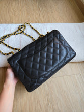 Load image into Gallery viewer, Chanel Jumbo Single Flap Black Caviar Gold Hardware