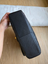 Load image into Gallery viewer, Chanel Jumbo Single Flap Black Caviar Gold Hardware