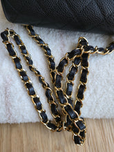 Load image into Gallery viewer, Chanel Mini Square Edge Stitching Black Caviar Gold Hw