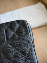 Load image into Gallery viewer, Chanel Mini Square Edge Stitching Black Caviar Gold Hw