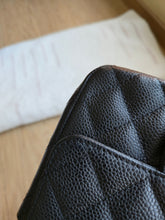 Load image into Gallery viewer, Chanel Mini Square Edge Stitching Black Caviar Gold Hw