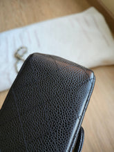 Load image into Gallery viewer, Chanel Mini Square Edge Stitching Black Caviar Gold Hw