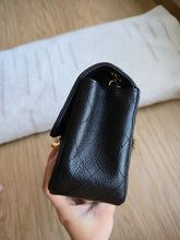 Load image into Gallery viewer, Chanel Mini Square Edge Stitching Black Caviar Gold Hw