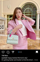 Load image into Gallery viewer, Chanel Small Kelly Top Handle White Vintage 24k Gold