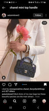 Load image into Gallery viewer, Chanel Mini Top Handle Black with Gold Hw