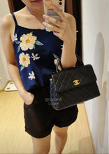 Load image into Gallery viewer, Chanel Kelly Small Vtg Black Caviar 24k Gold