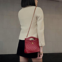 Load image into Gallery viewer, Chanel 31 Mini Vintage Dark Beige 24k Gold