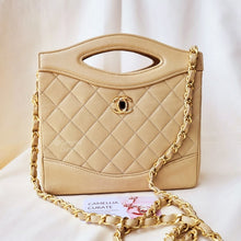 Load image into Gallery viewer, Chanel 31 Mini Vintage Dark Beige 24k Gold