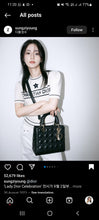 Load image into Gallery viewer, Lady Dior Classic Medium Grey Caviar Leather Silver Hw
