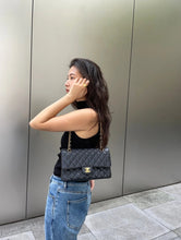 Load image into Gallery viewer, Chanel Classic Medium Flap Black Caviar 24k Gold