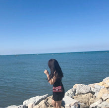 Load image into Gallery viewer, Chanel Burgundy Caviar Mini Rectangle Gold Hw