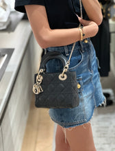 Load image into Gallery viewer, Lady Dior Mini Forest Green Gold Hardware