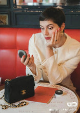 Load image into Gallery viewer, Chanel Mini Sellier Square Caviar Midnight Navy 24k Gold