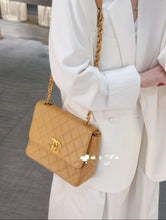 Load image into Gallery viewer, Chanel Dark Beige Caramel Caviar XL CC 24K Gold