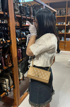 Load image into Gallery viewer, Chanel Navy Mini Crossbody Caviar Vintage 24k Gold
