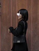 Load image into Gallery viewer, Chanel Boy Bag Old Medium Caviar Gold Hw