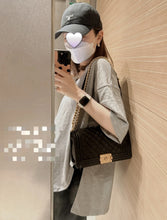 Load image into Gallery viewer, Chanel Boy Bag Old Medium Caviar Gold Hw