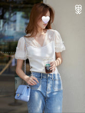 Load image into Gallery viewer, Chanel 21p Baby Blue Classic Mini Square Champagne Gold Hw