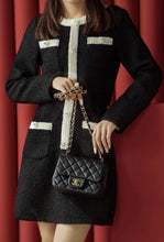 Load image into Gallery viewer, Chanel 18B Grey Caviar Classic Mini Square Gold Hw