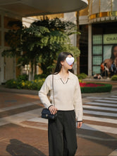 Load image into Gallery viewer, Chanel Mini Rectangle Chevron Black Caviar Gold Hw