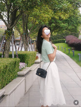 Load image into Gallery viewer, Chanel Mini Rectangle Chevron Black Caviar Gold Hw