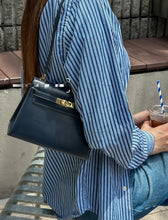 Load image into Gallery viewer, Hermes Mini Kelly 20 Vintage Box Leather Black Gold Hw