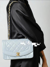 Load image into Gallery viewer, Chanel Diana Caviar Small White 24k Gold