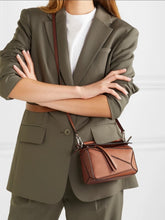 Load image into Gallery viewer, Loewe Classic Mini Puzzle Bag in Tan Calfskin