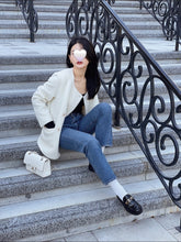 Load image into Gallery viewer, Chanel Classic Small Flap White Caviar 24k Gold