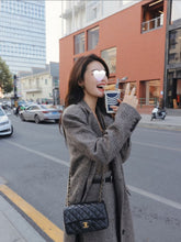 Load image into Gallery viewer, Chanel 17c Mini Rectangle Black Caviar Champagne Gold Hw