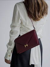 Load image into Gallery viewer, Hermes Lydie Rouge H Box Leather