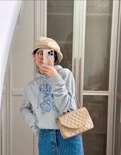 Load image into Gallery viewer, Chanel Caramel Half Moon Small Flap 24k Gold