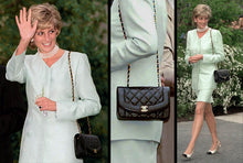 Load image into Gallery viewer, Chanel Diana Small Black 24k Gold