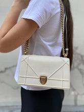Load image into Gallery viewer, Dior Diorama Black Grained Calfskin with Gold Hardware