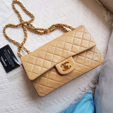 Load image into Gallery viewer, Chanel Vintage Dark Beige / Light Caramel Small Flap Lambskin 24k Gold Hardware