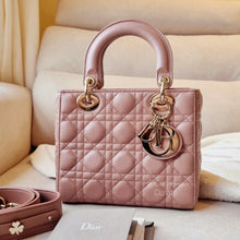 Load image into Gallery viewer, Lady Dior ABC Fard Small Light Gold HW