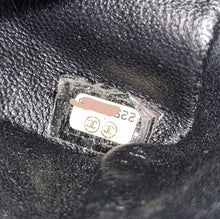 Load image into Gallery viewer, Chanel Mini Caviar Square Chevron Black Silver HW