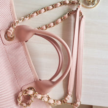 Load image into Gallery viewer, Chanel Rose Pink Deauville Medium Gold HW