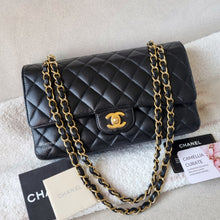 Load image into Gallery viewer, Chanel Classic Medium Flap Black Caviar 24k Gold
