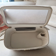Load image into Gallery viewer, Chanel 22s Vanity White Caviar Gold Hardware