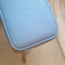 Load image into Gallery viewer, Chanel 22s Vanity Caviar Sky Blue Gold Hardware