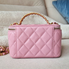 Load image into Gallery viewer, Chanel Vanity Top Handle Caviar Gold HW
