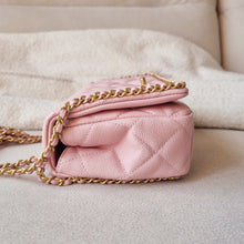 Load image into Gallery viewer, Chanel Pink Caviar 22k Chain Around Bag Gold Hw
