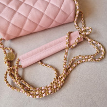 Load image into Gallery viewer, Chanel Pink Caviar 22k Chain Around Bag Gold Hw