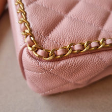 Load image into Gallery viewer, Chanel Pink Caviar 22k Chain Around Bag Gold Hw