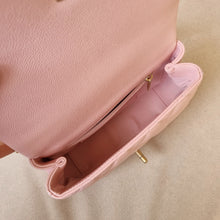 Load image into Gallery viewer, Chanel Pink Caviar 22k Chain Around Bag Gold Hw